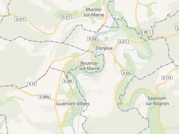 Plan de Rouvroy-sur-Marne