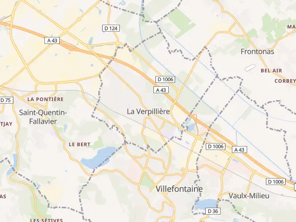 Plan de La Verpillière