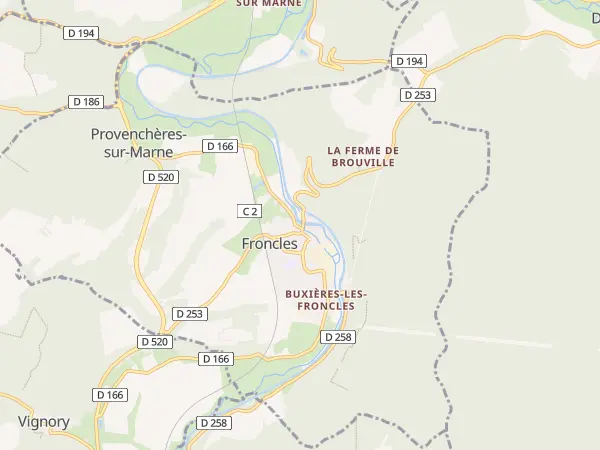Plan de Froncles