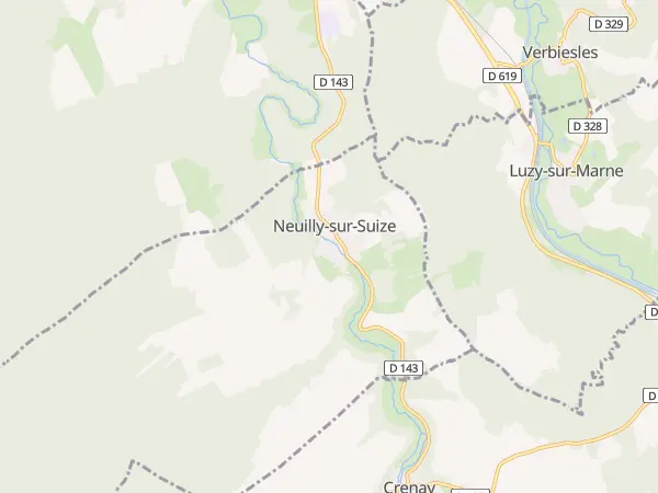 Plan de Neuilly-sur-Suize
