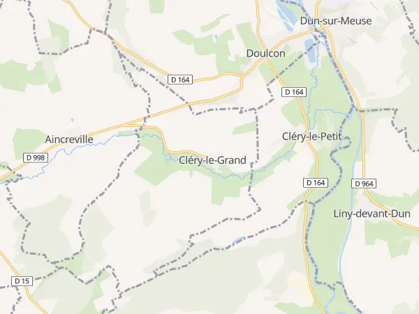 Plan de Cléry-le-Grand