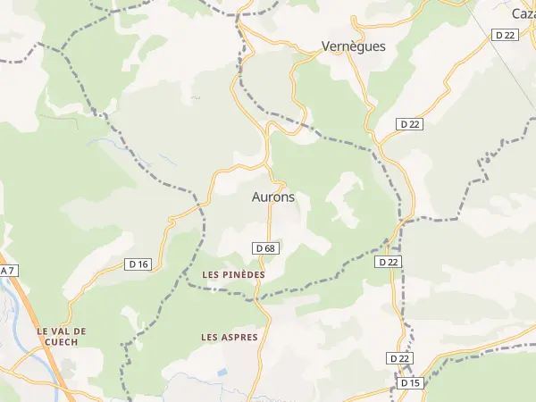 Plan de Aurons