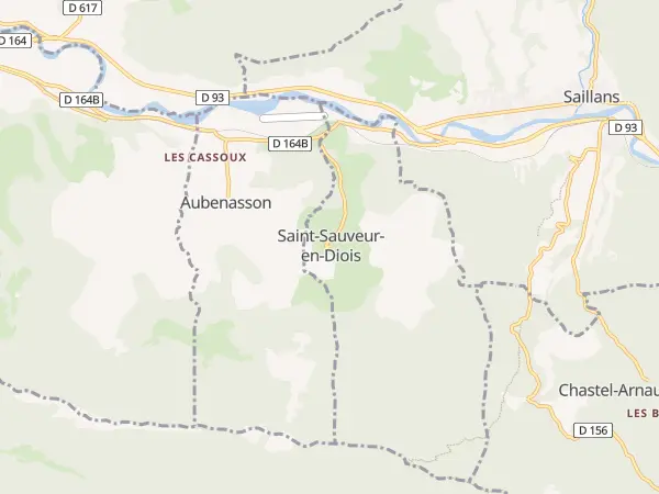 Plan de Saint-Sauveur-en-Diois