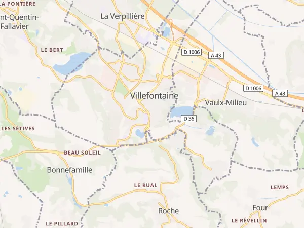 Plan de Villefontaine