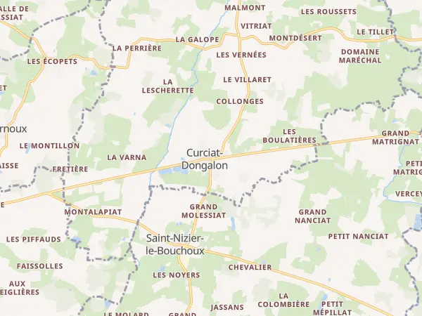 Plan de Curciat-Dongalon
