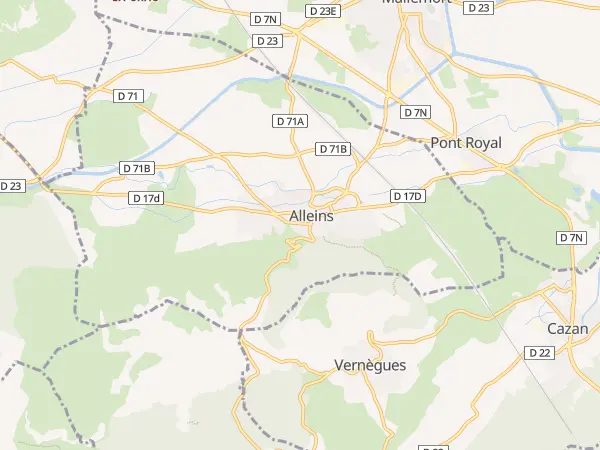 Plan de Alleins
