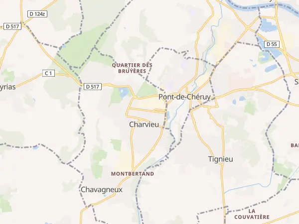 Plan de Charvieu-Chavagneux