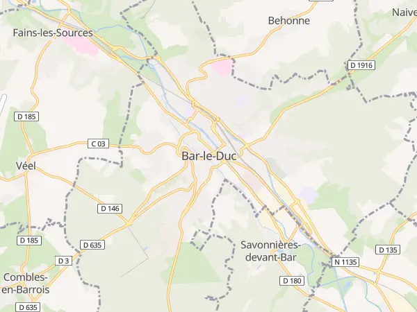 Plan de Bar-le-Duc