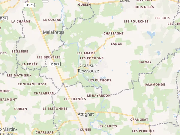Plan de Bresse Vallons