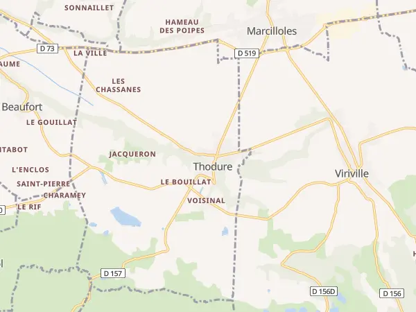 Plan de Thodure