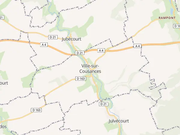 Plan de Ville-sur-Cousances