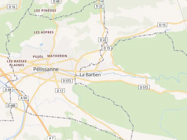 Plan de La Barben