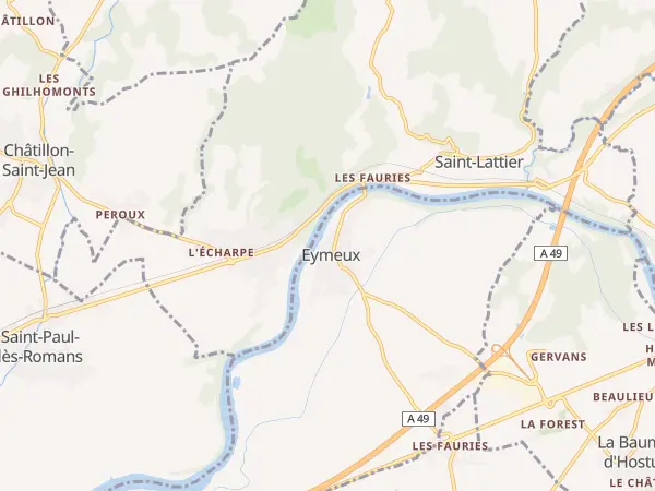 Plan de Eymeux