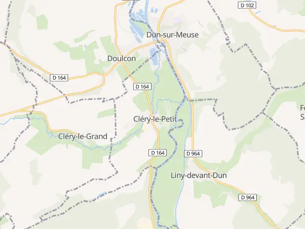 Plan de Cléry-le-Petit