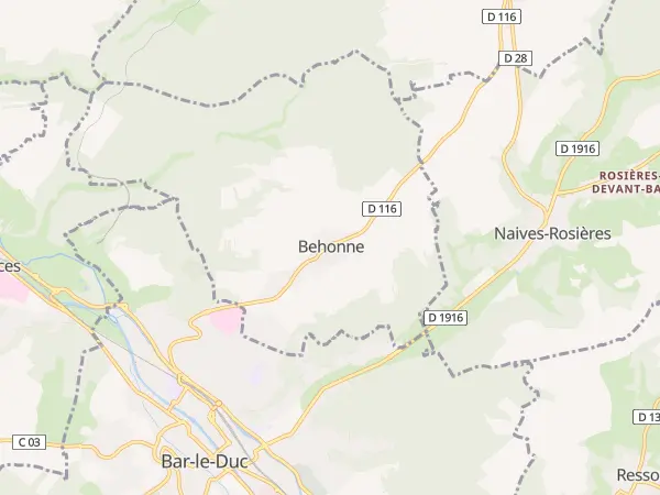 Plan de Behonne