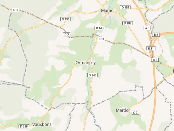 Plan de Ormancey