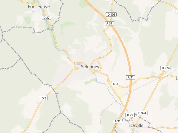 Plan de Selongey