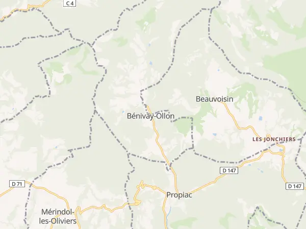 Plan de Bénivay-Ollon