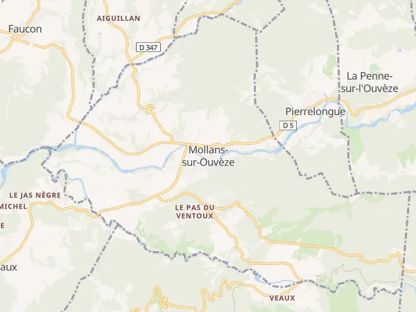Plan de Mollans-sur-Ouvèze