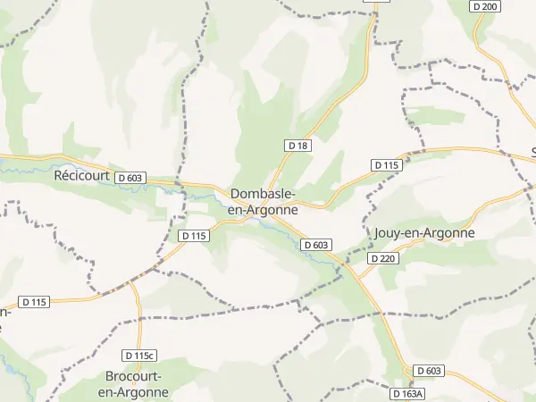 Plan de Dombasle-en-Argonne