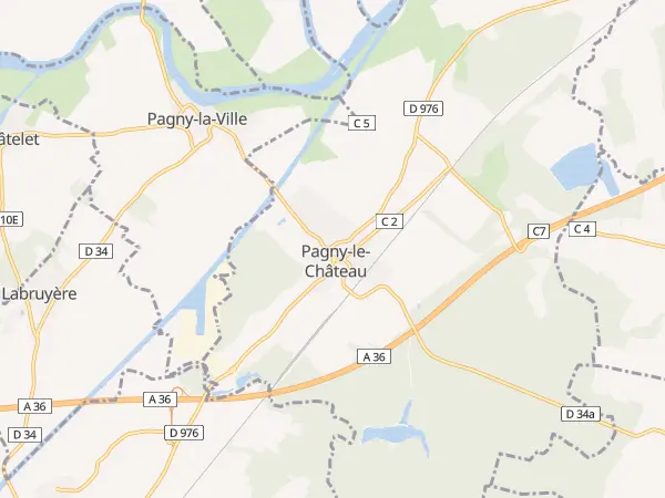 Plan de Pagny-le-Château