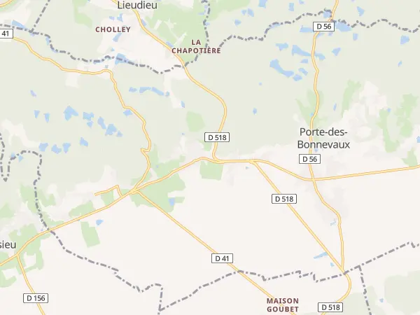 Plan de Porte-des-Bonnevaux