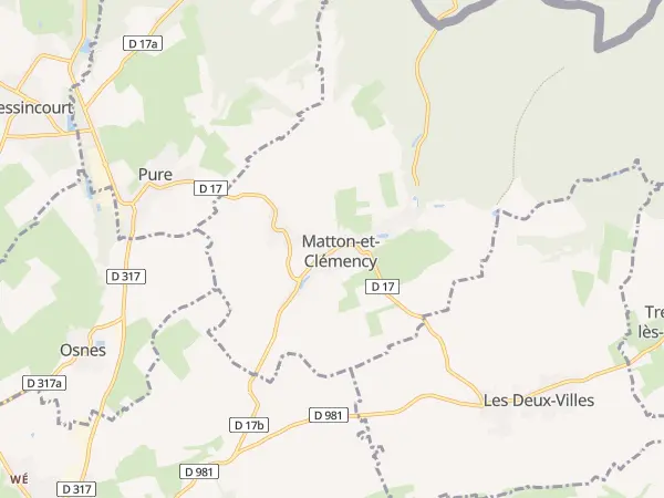 Plan de Matton-et-Clémency