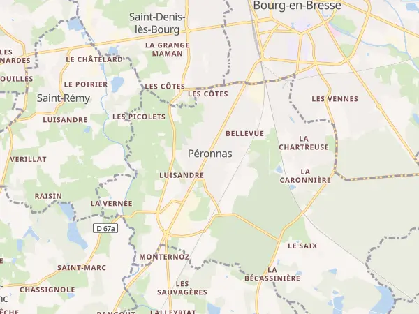 Plan de Péronnas
