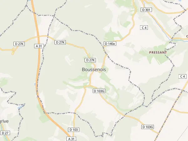 Plan de Boussenois