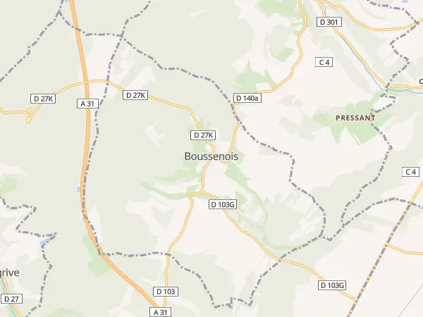 Plan de Boussenois