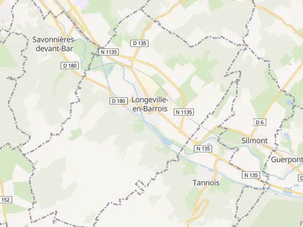 Plan de Longeville-en-Barrois