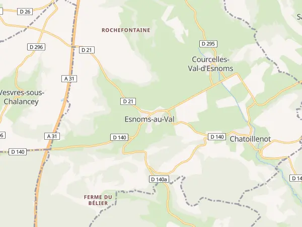 Plan du Val-d’Esnoms