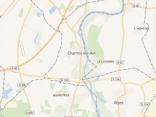 Plan de Charnoz-sur-Ain