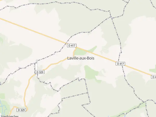 Plan de Laville-aux-Bois
