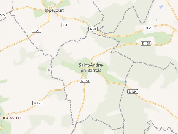 Plan de Saint-André-en-Barrois