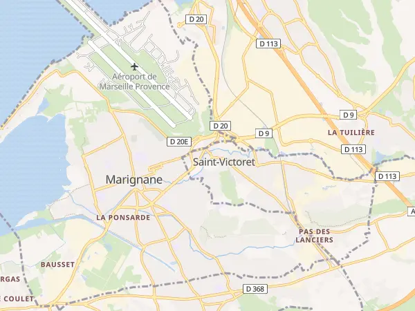 Plan de Saint-Victoret
