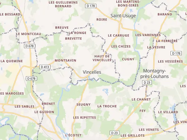 Plan de Vincelles