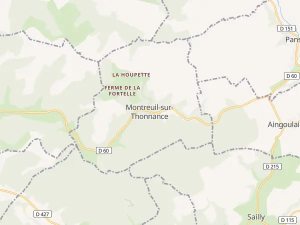 Plan de Montreuil-sur-Thonnance