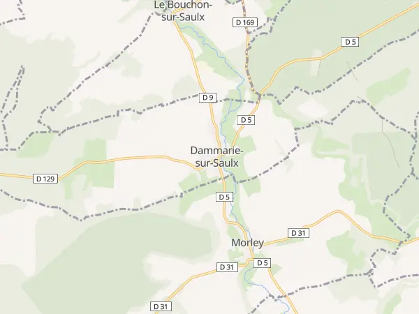 Plan de Dammarie-sur-Saulx