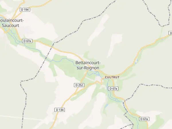 Plan de Roches-Bettaincourt