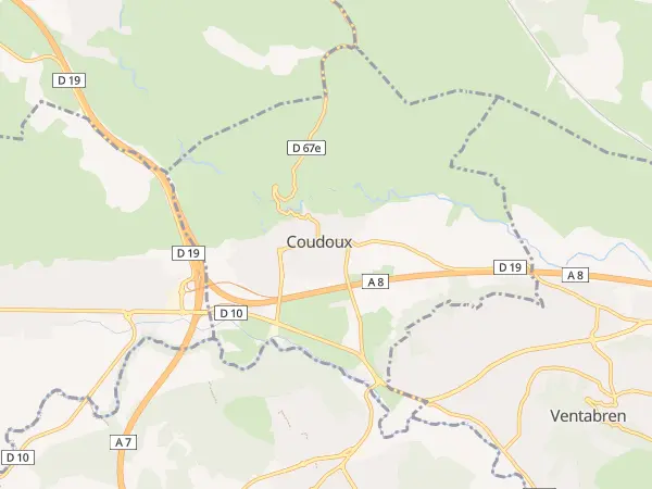 Plan de Coudoux