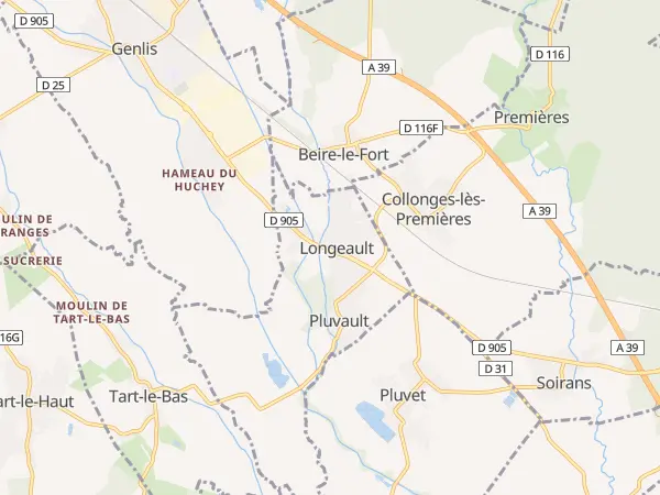 Plan de Longeault-Pluvault