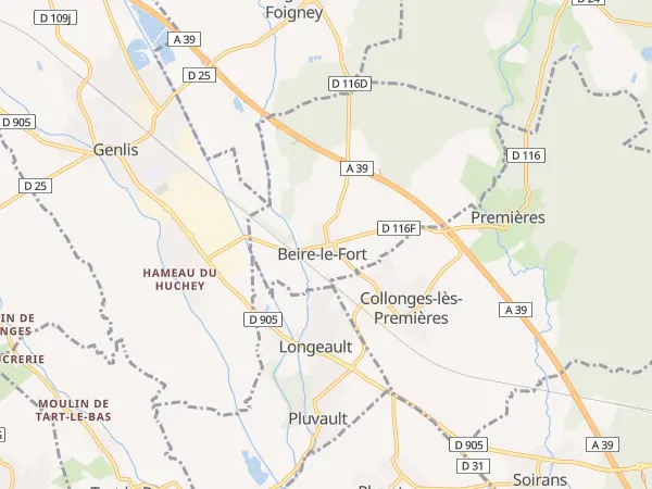 Plan de Beire-le-Fort