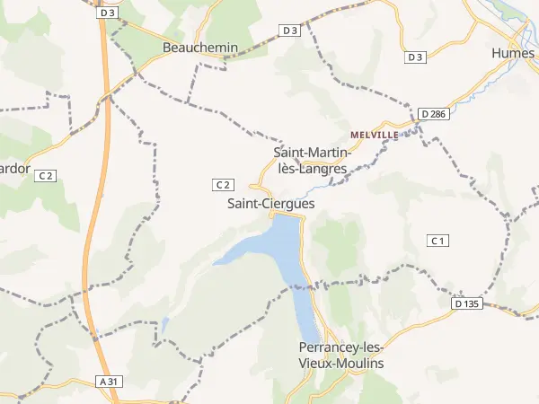 Plan de Saint-Ciergues