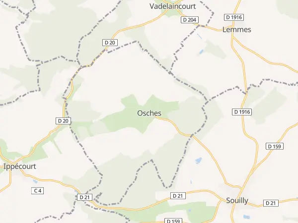 Plan de Osches