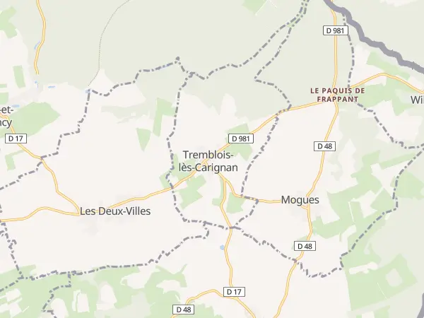 Plan de Tremblois-lès-Carignan