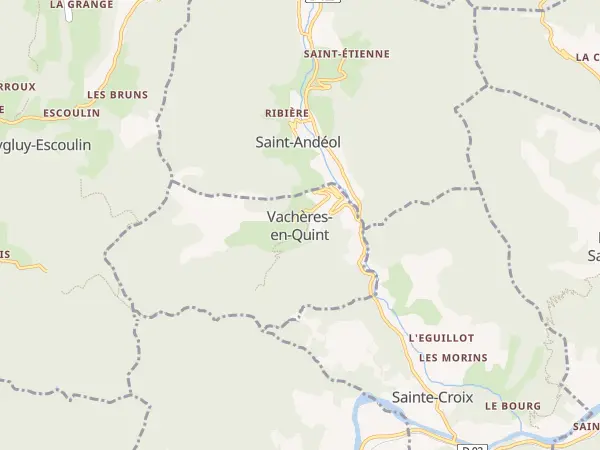 Plan de Vachères-en-Quint