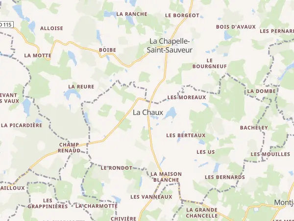 Plan de La Chaux