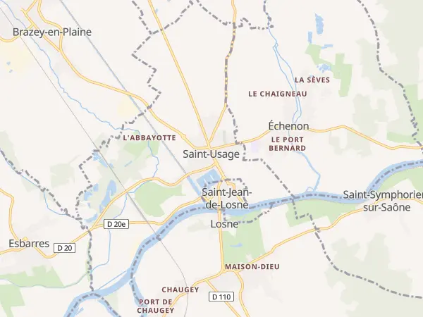 Plan de Saint-Usage