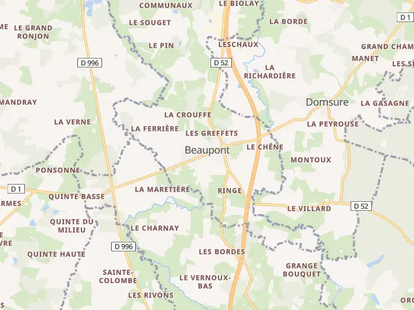 Plan de Beaupont
